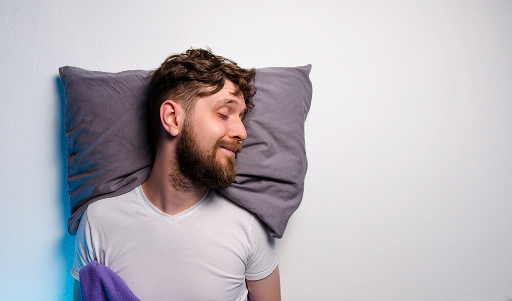 sleeping man